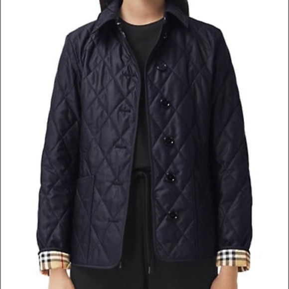 Burberry Jackets & Blazers - Burberry Fernleigh Quilted Logo Jacket